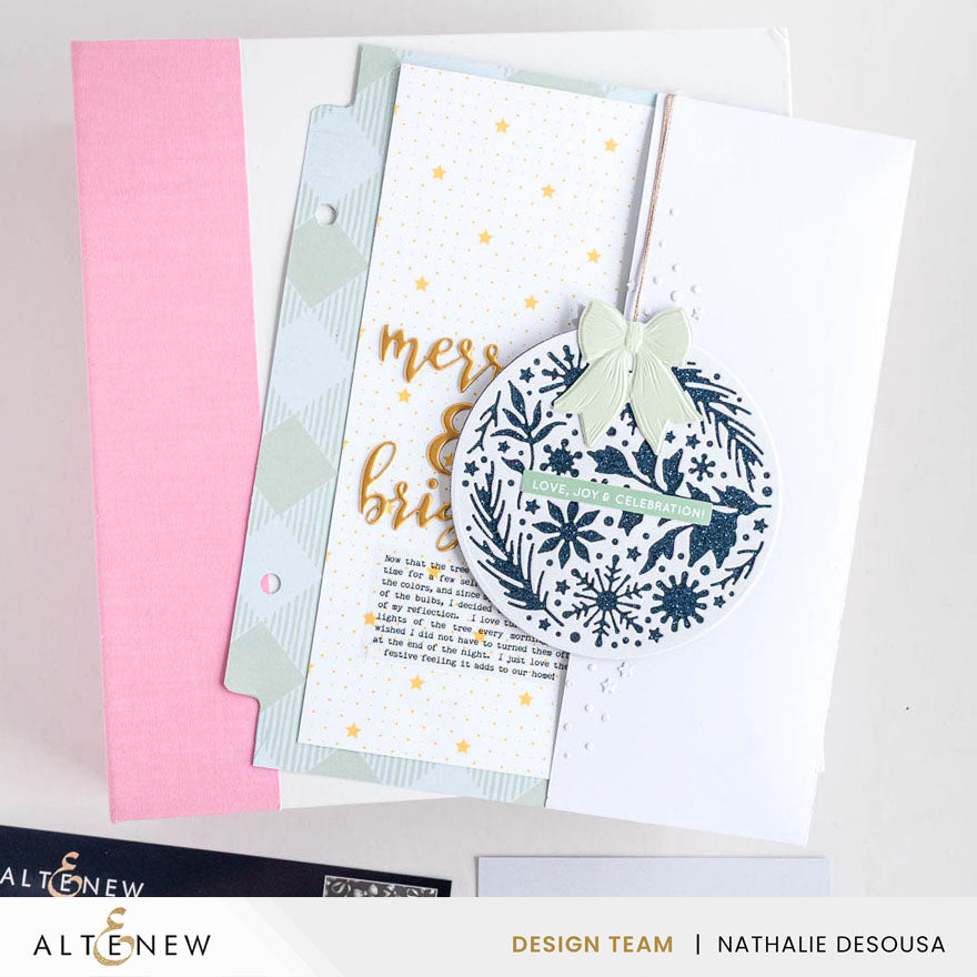 Altenew Glitter Cardstock Set - Sapphire (8.5x11, 10 sheets)