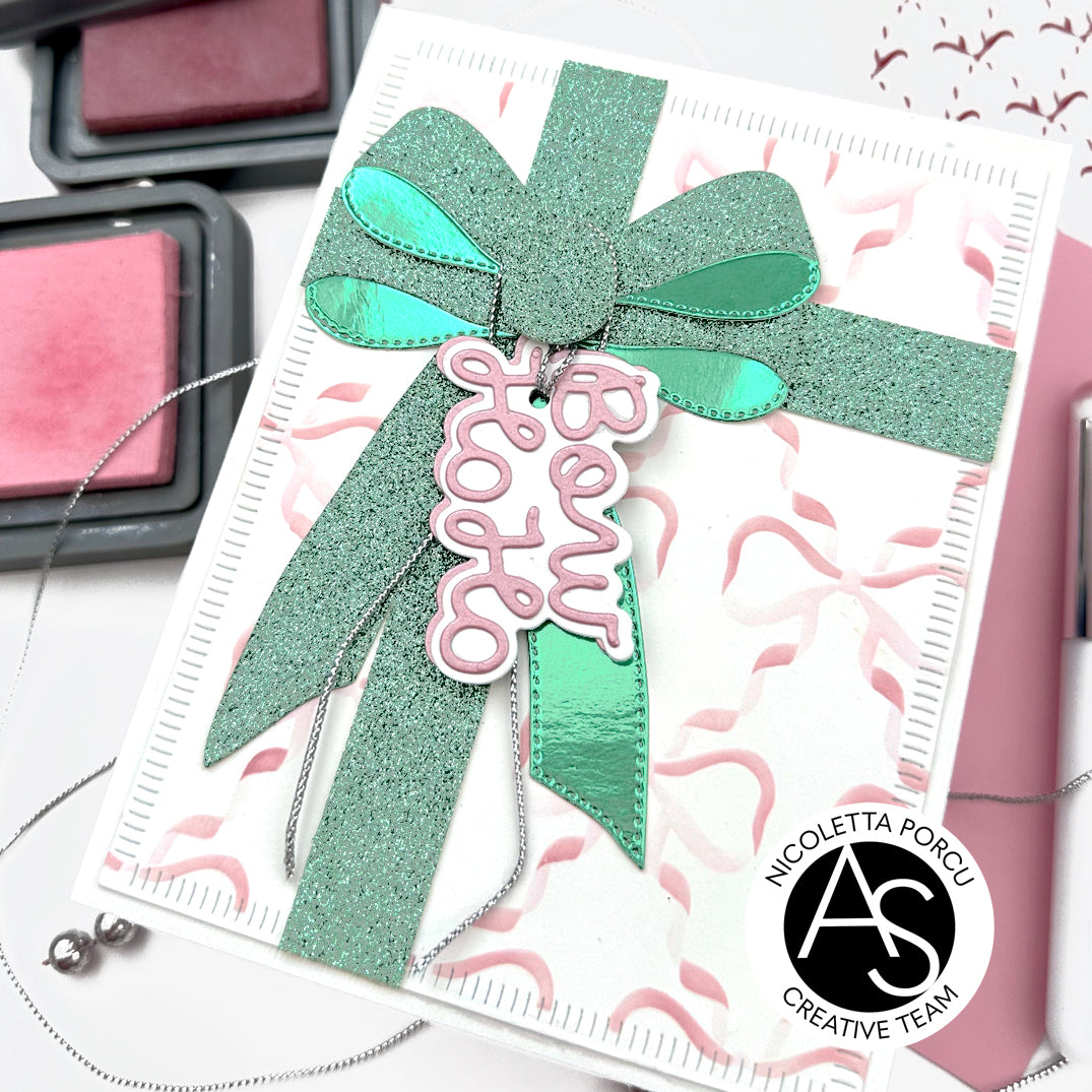 Alex Syberia Designs Chic Bows Stencil Set
