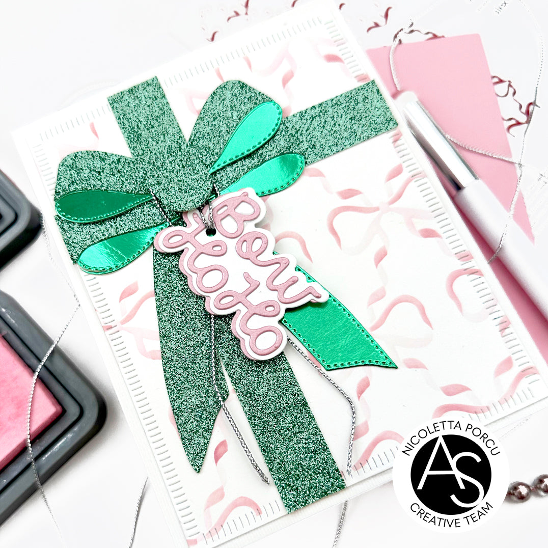 Alex Syberia Designs Chic Bows Stencil Set