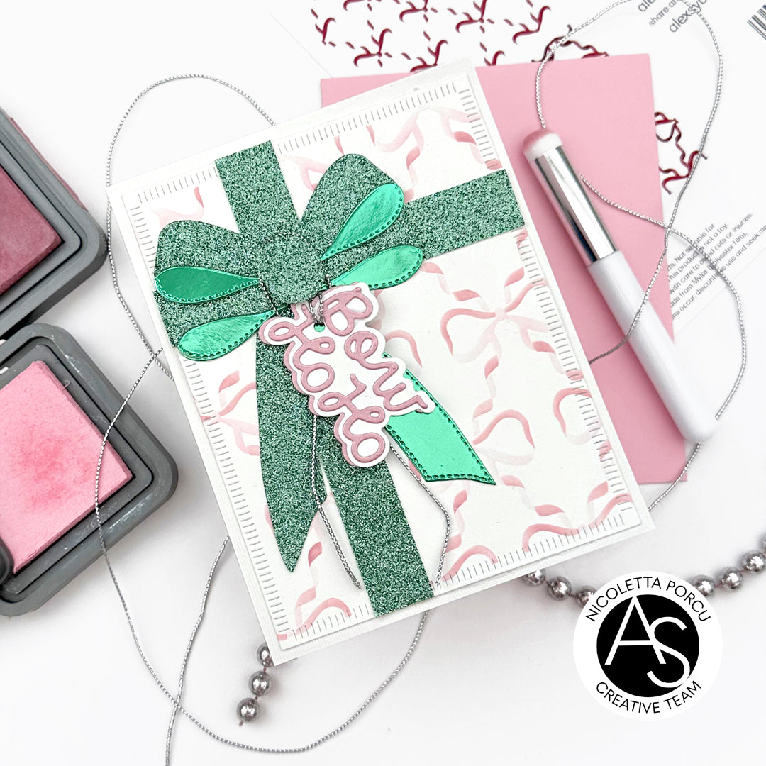 Alex Syberia Designs Chic Bows Stencil Set