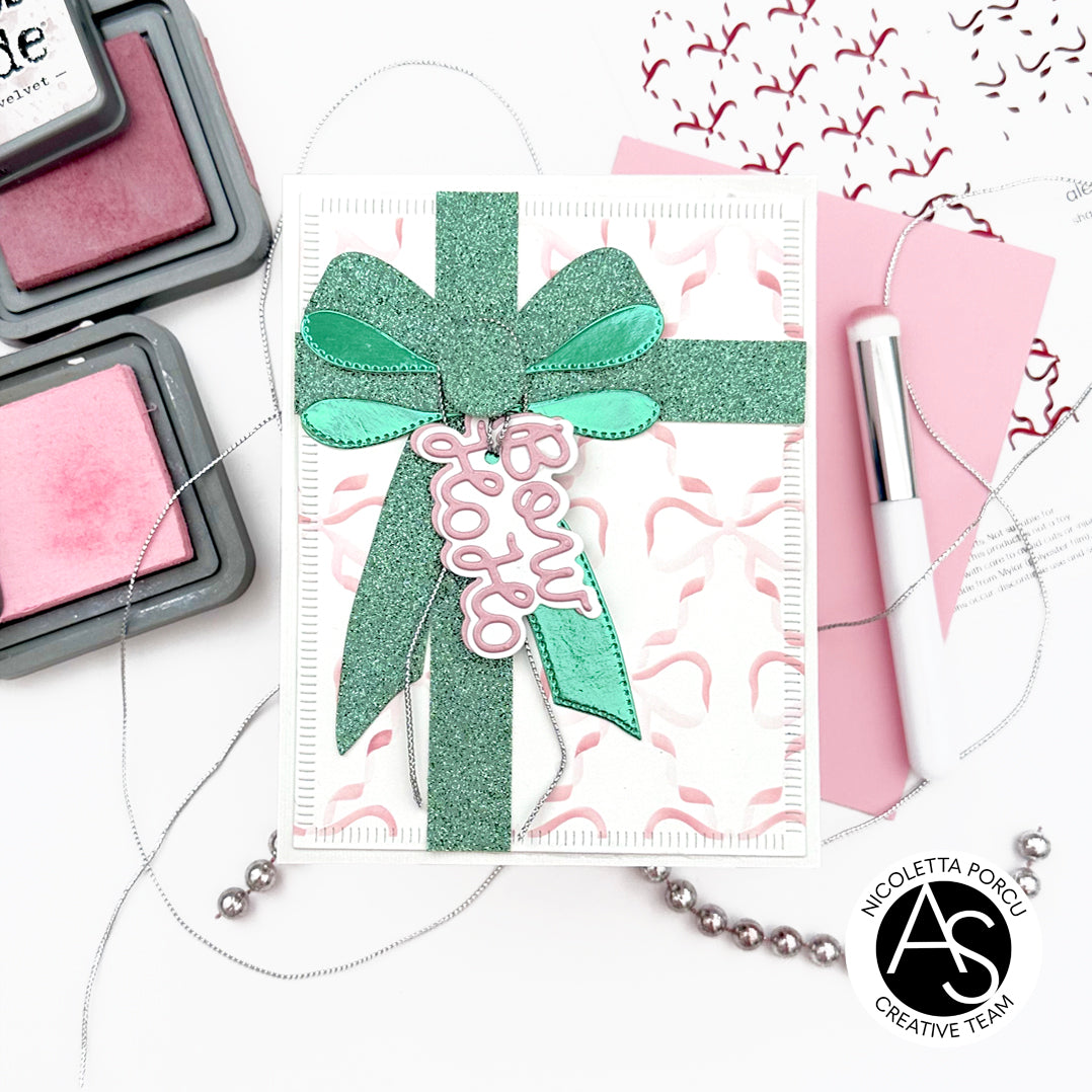 Alex Syberia Designs Chic Bows Stencil Set