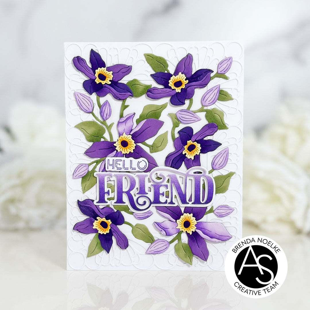 Alex Syberia Designs Clematis Die Set ASD-D-214