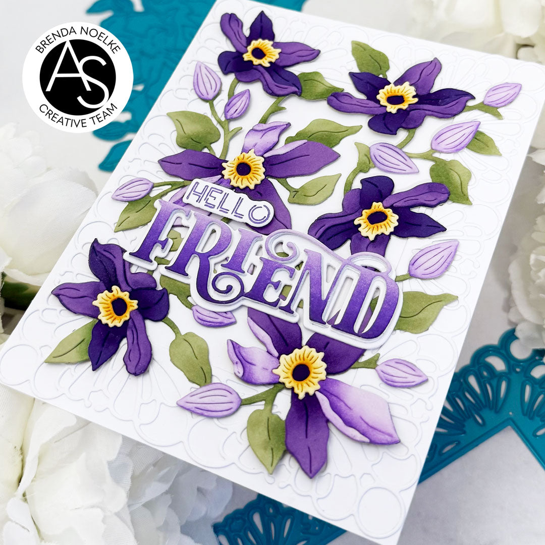 Alex Syberia Designs Clematis Die Set ASD-D-214