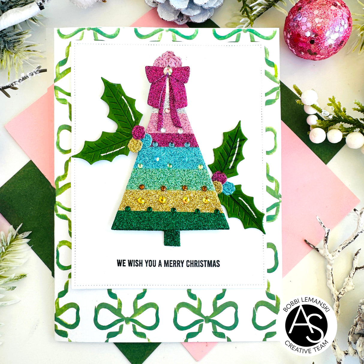 Alex Syberia Designs Chic Bows Stencil Set