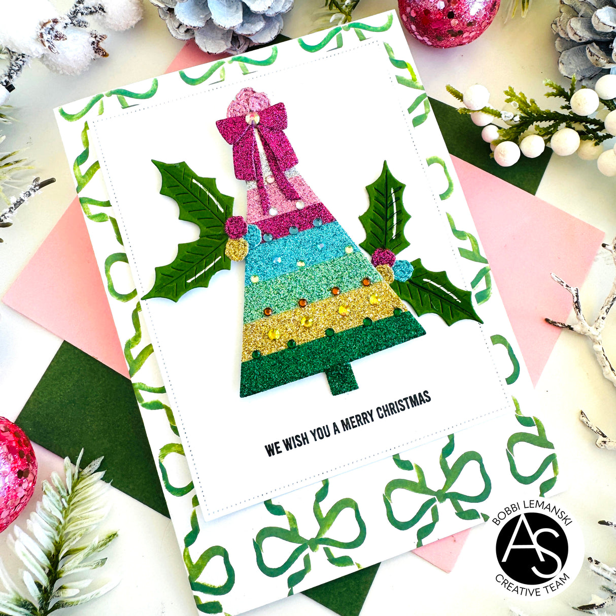 Alex Syberia Designs Chic Bows Stencil Set