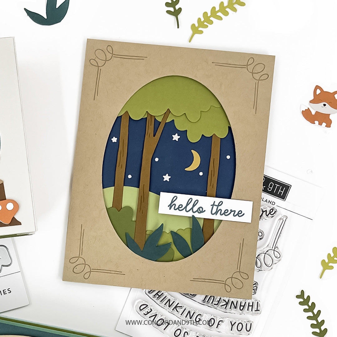 Concord & 9th Accordion Woodland Dies