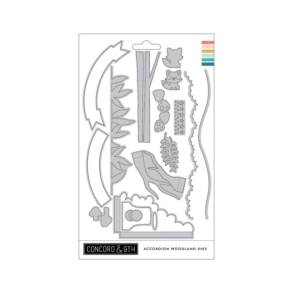 Concord & 9th Accordion Woodland Dies