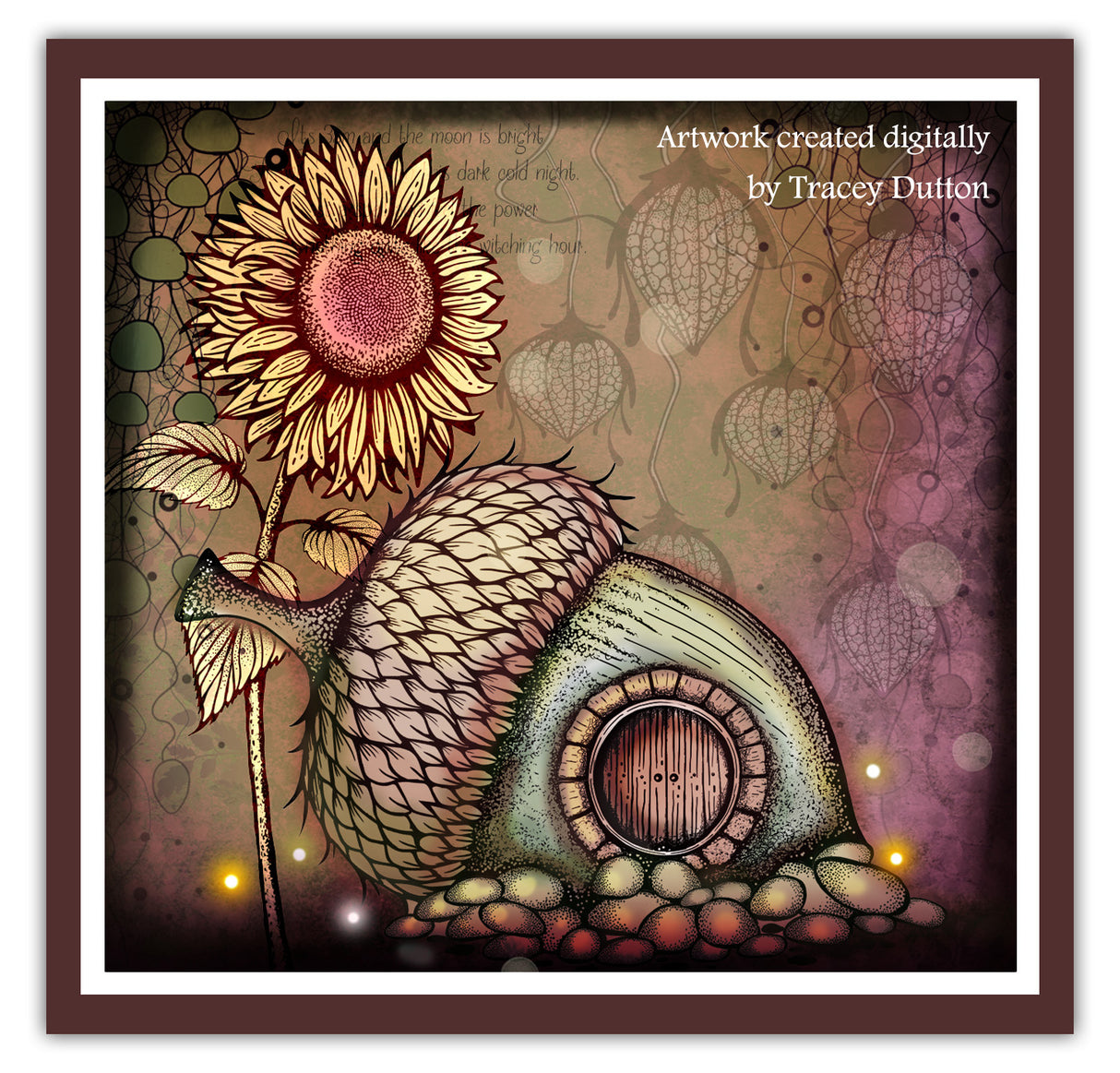 Lavinia Stamp Acorn Abode Stamp LAV981