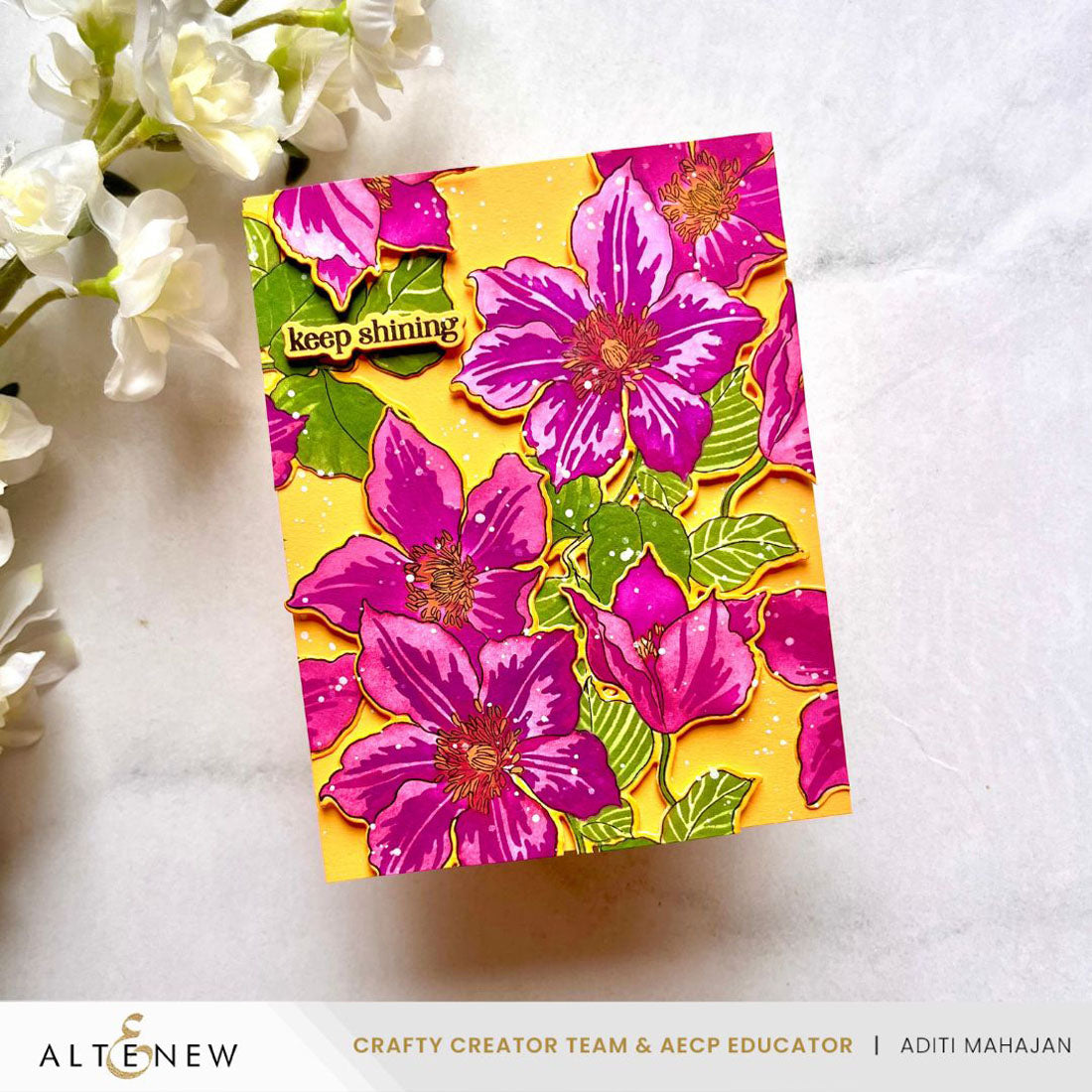 Altenew Build-A-Garden: Climbing Clematis