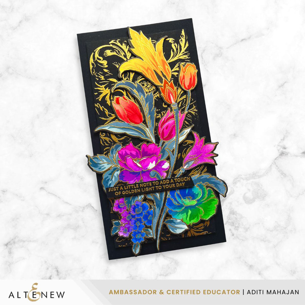 Altenew Build-A-Garden: Flourished Flora & Add-On Die Bundle