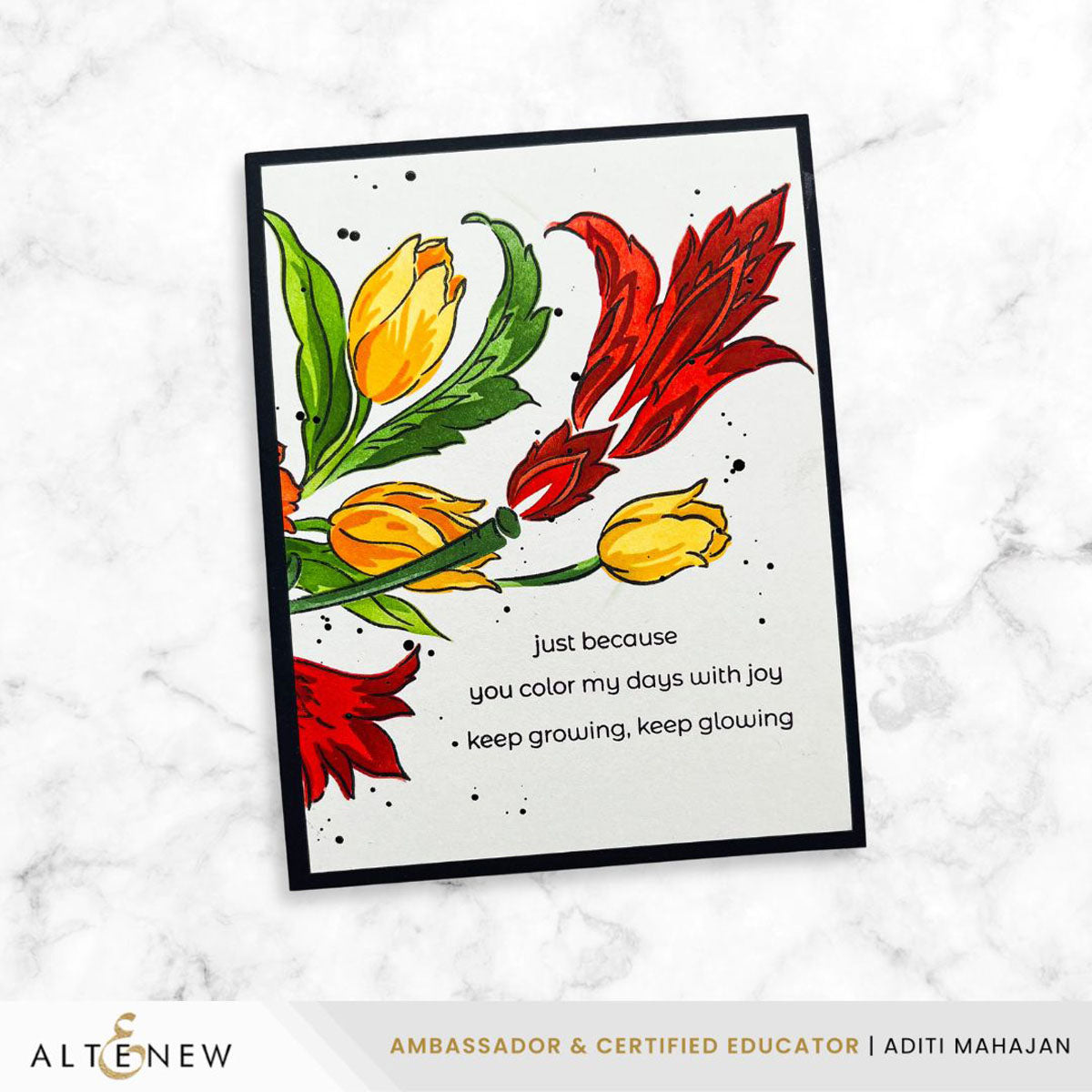 Altenew Build-A-Garden: Flourished Flora & Add-On Die Bundle