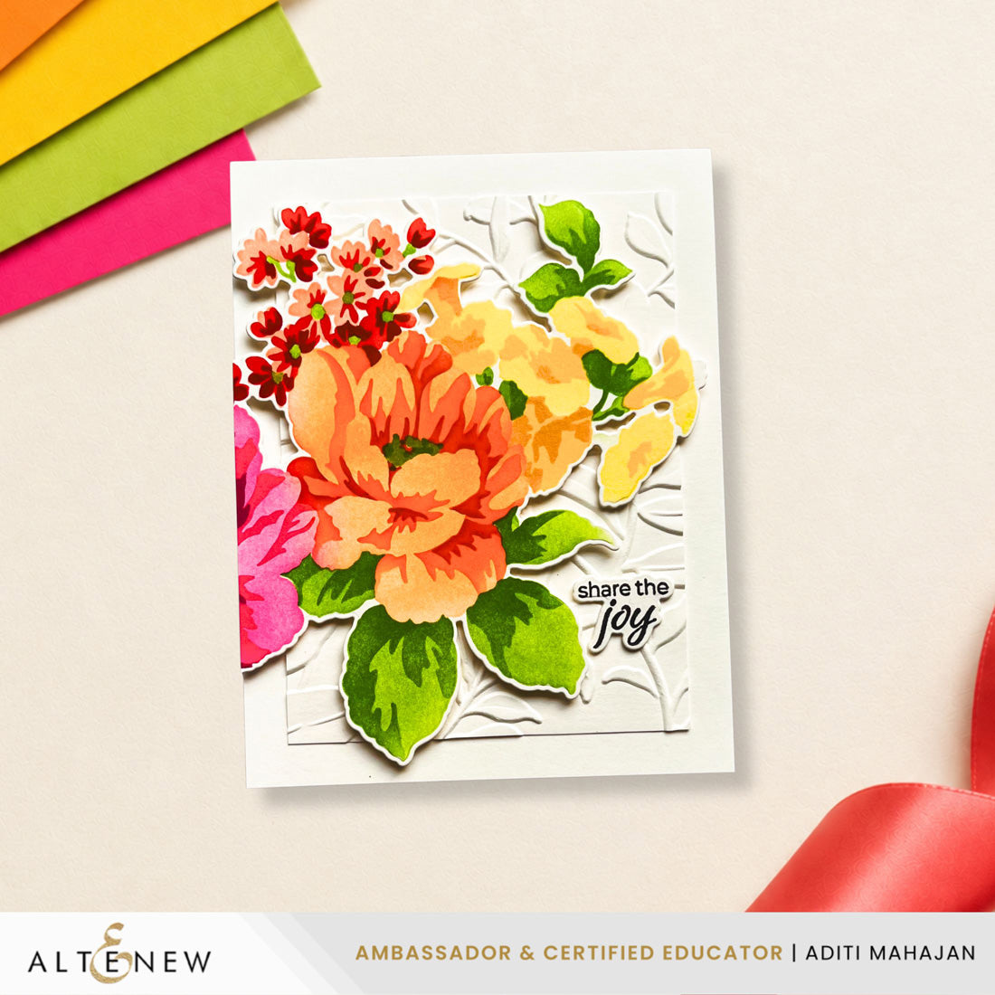 Altenew Build-A-Garden: Joy in Bloom & Add-on Die Bundle - ALT11644BN