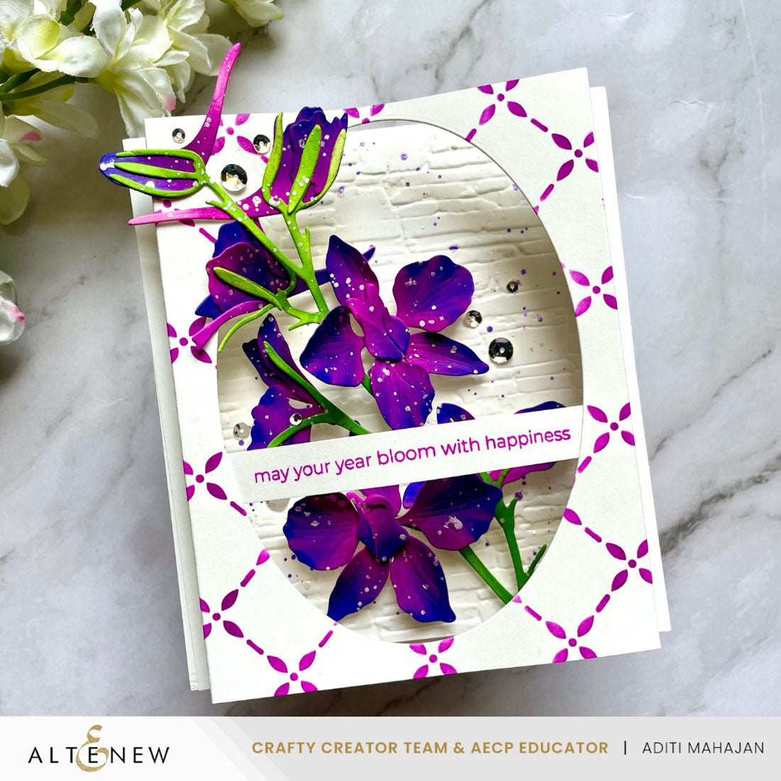 Altenew Craft-A-Flower: Larkspur Layering Die Set
