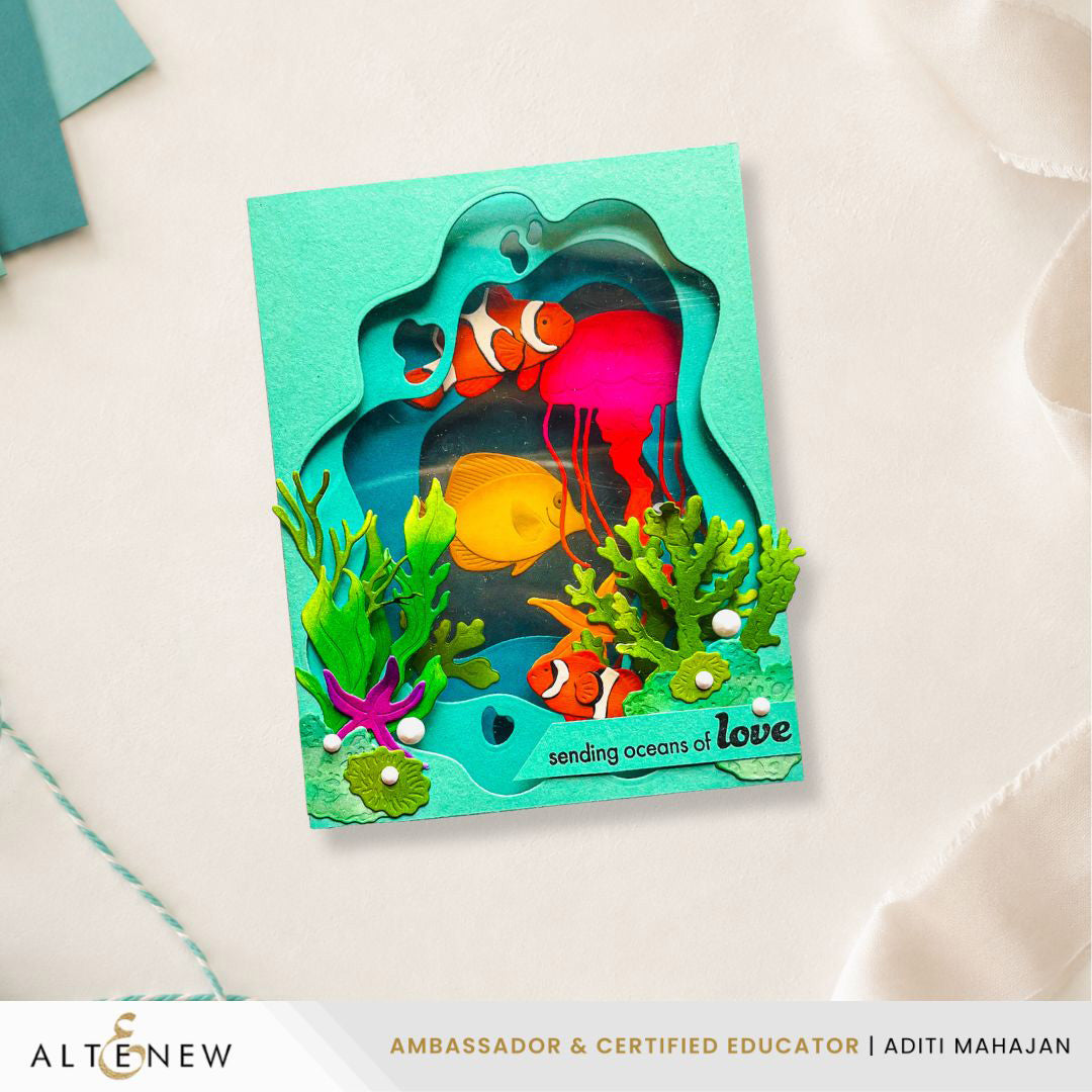 Altenew Creative Cuts: Zero-Waste Beneath the Blue Die Set