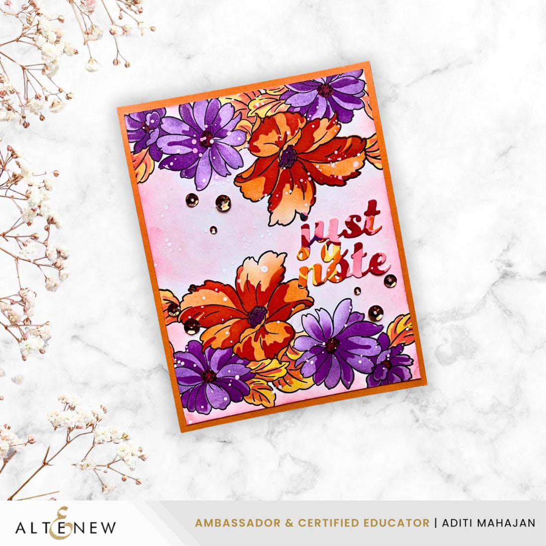Altenew Flower Bed Layering Stencil Set (6 in 1)