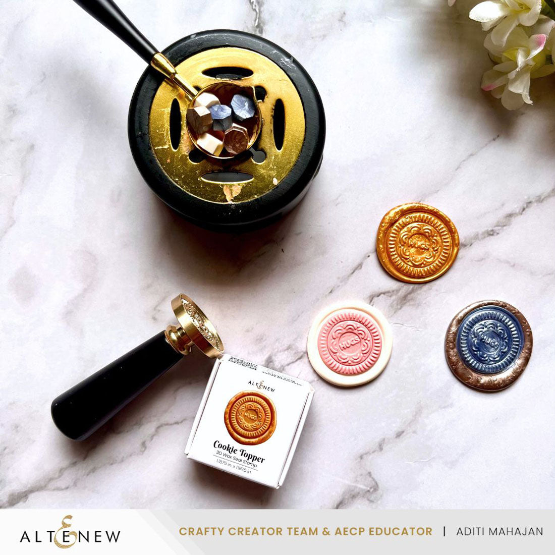 Altenew Cookie Topper Wax Seal Stamp