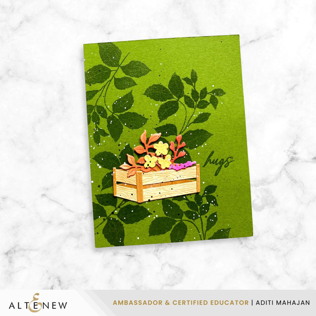 Altenew Mini Delight: Gardener's Corner Stamp & Die Set