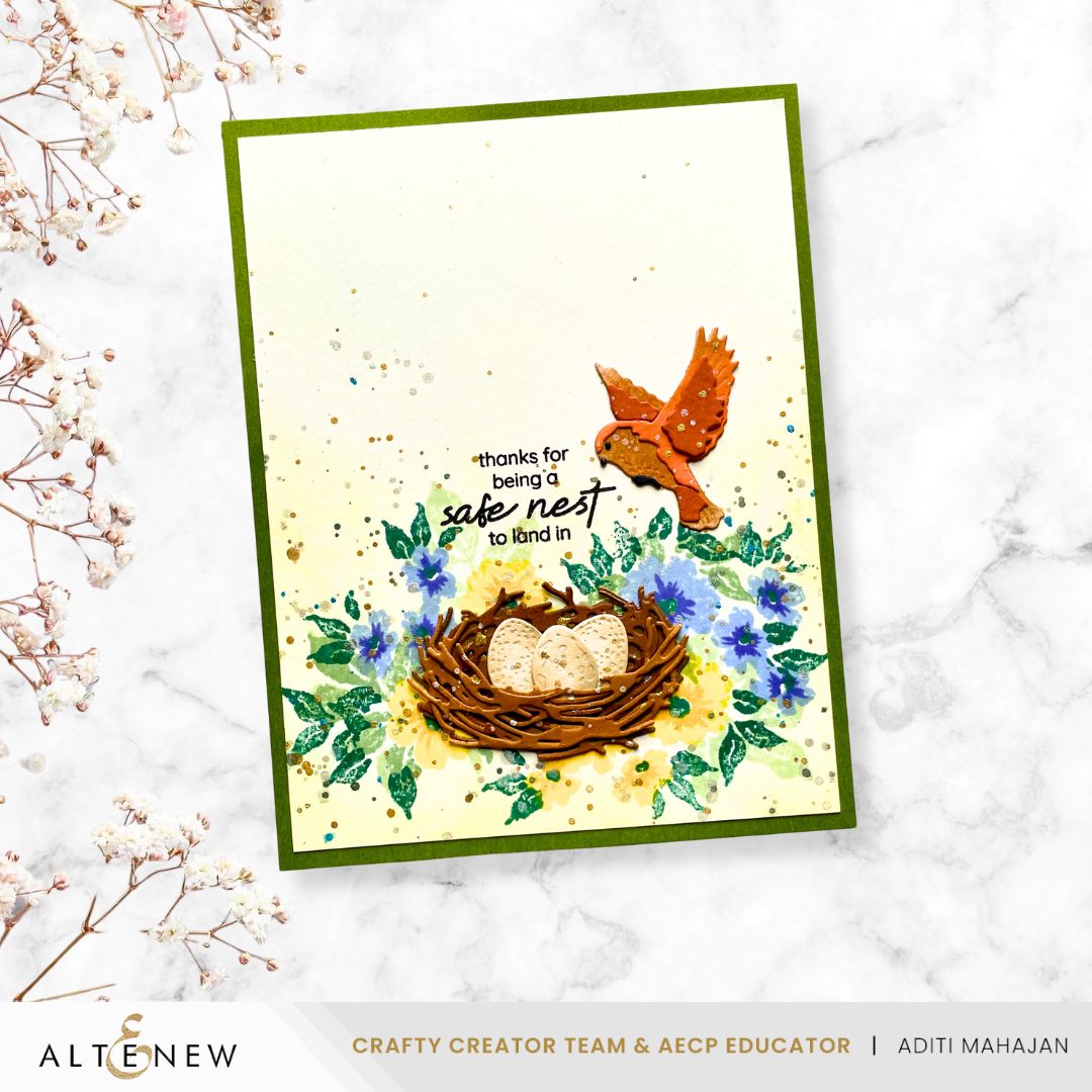 Altenew Mini Delight: Nestled Whimsy Stamp & Die Set
