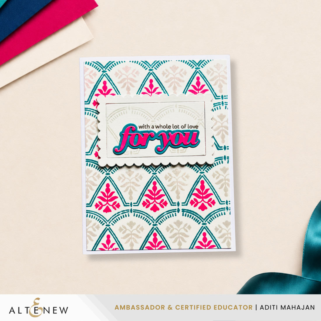 Altenew Mini Delight: Simply For You Stamp & Layering Die Set - ALT11647BN