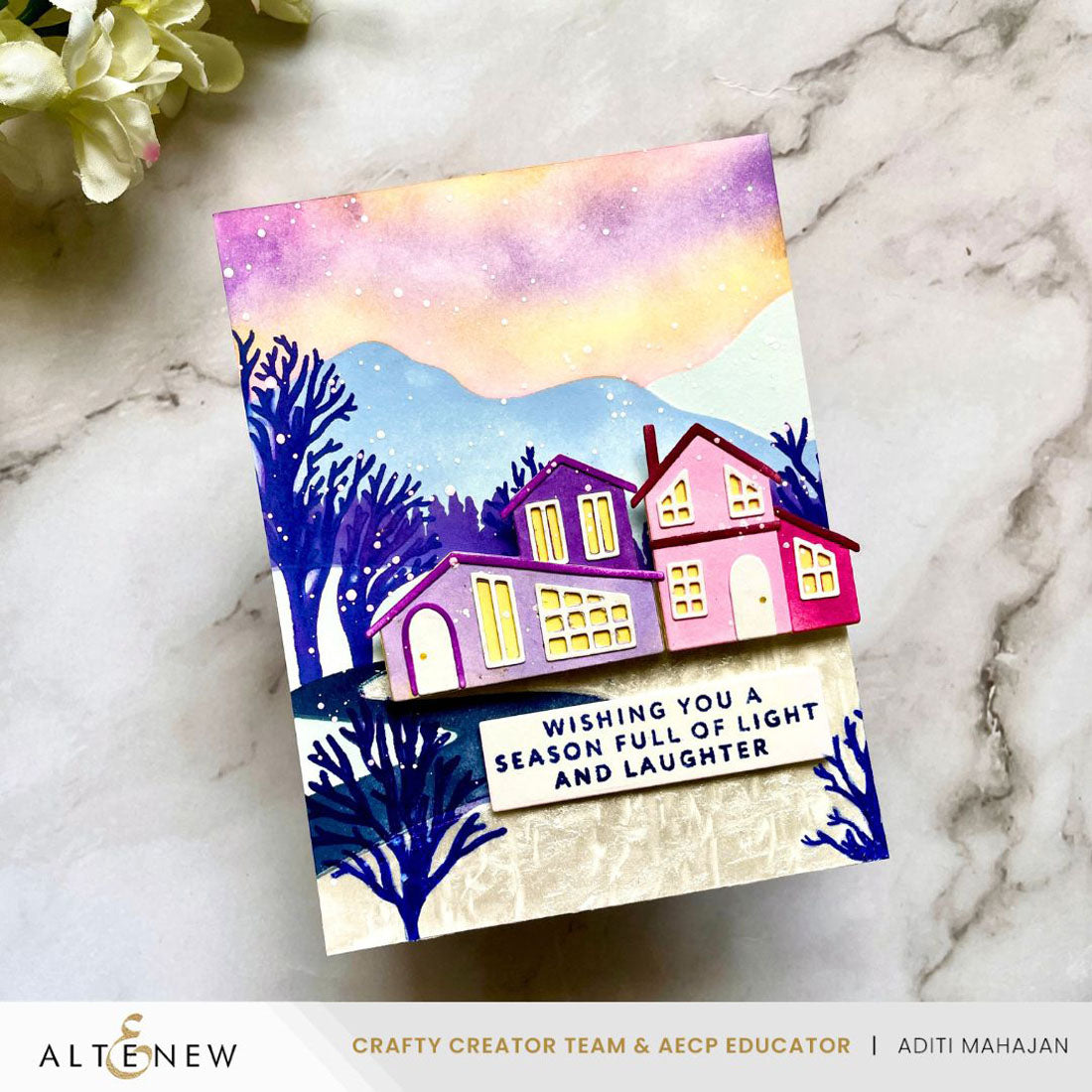 Altenew Stencil Art: Serene Landscapes Layering Stencil Set (6 in 1)