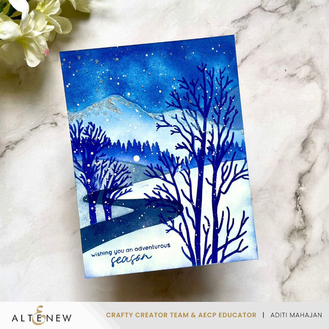 Altenew Stencil Art: Serene Landscapes Layering Stencil Set (6 in 1)