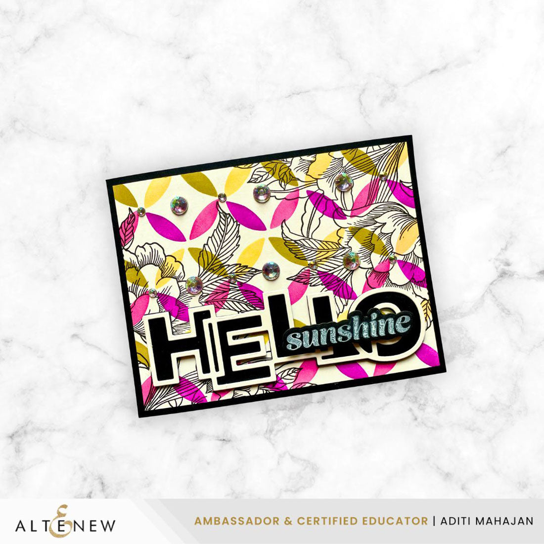 Altenew Stencil Art: Styled Backgrounds Layering Stencil Set (6 in 1)
