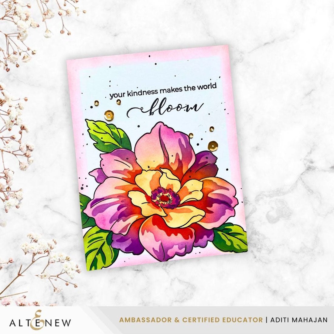 Altenew Twin Blooms - Complete Bundle