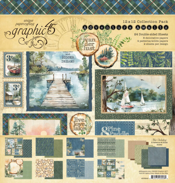 Graphic 45 Adventure Awaits Bundle