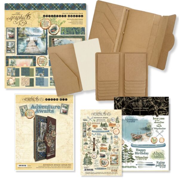 Graphic 45 Adventure Awaits Album Kit - 4503321