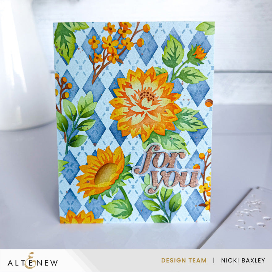 Altenew Warm & Cozy Sentiments Die Set