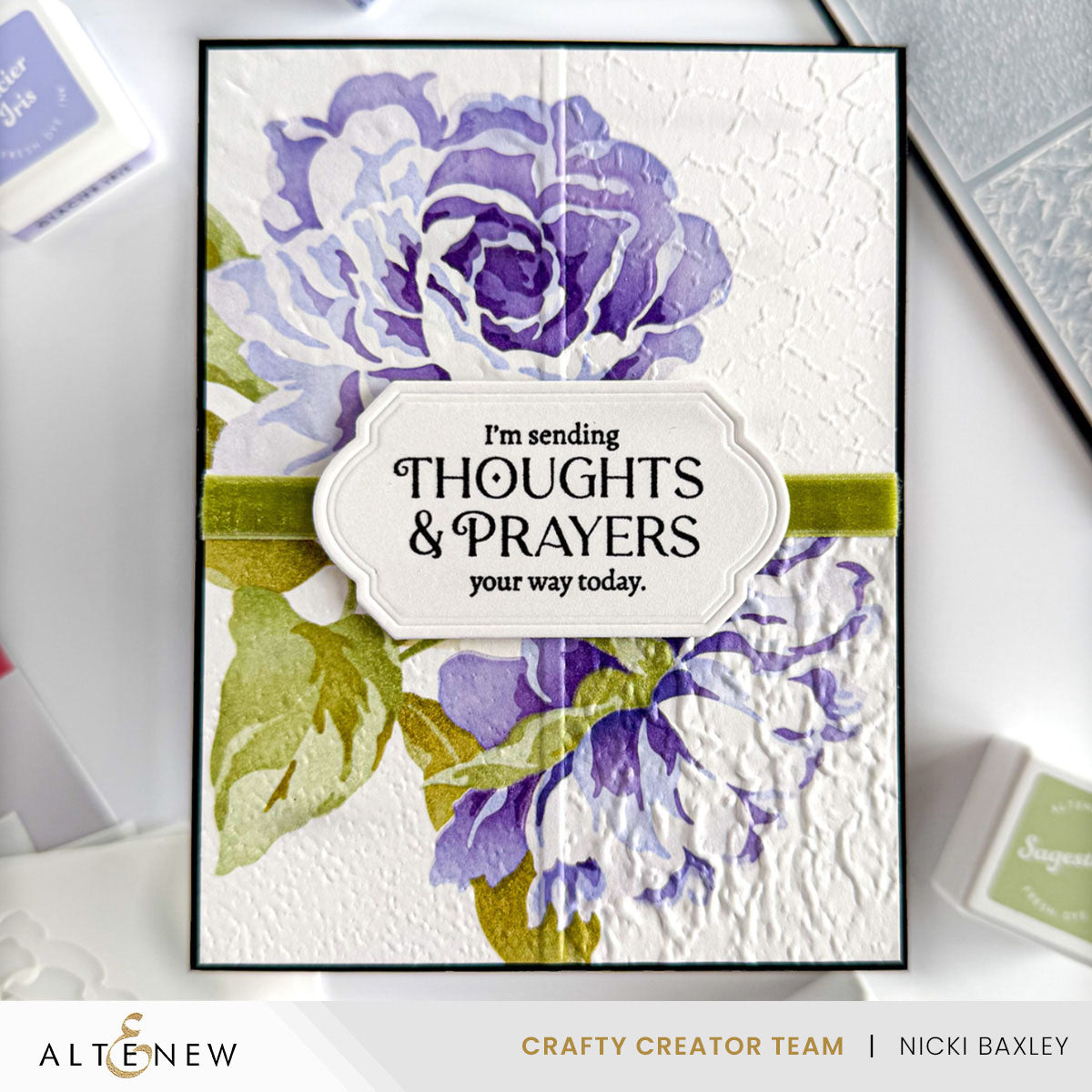Altenew Stencil Art: Majestic Roses Layering Stencil Set