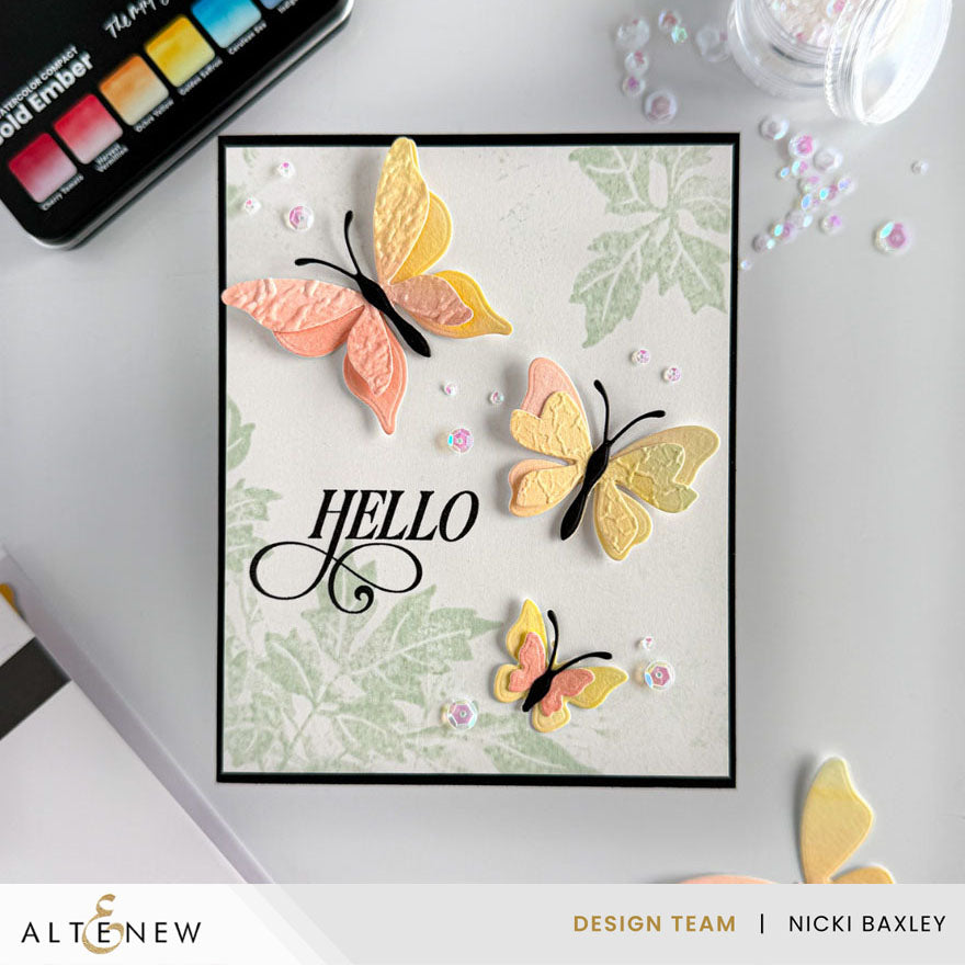 Altenew Creative Cuts: Zero-Waste Fluttering Fantasies Die Set