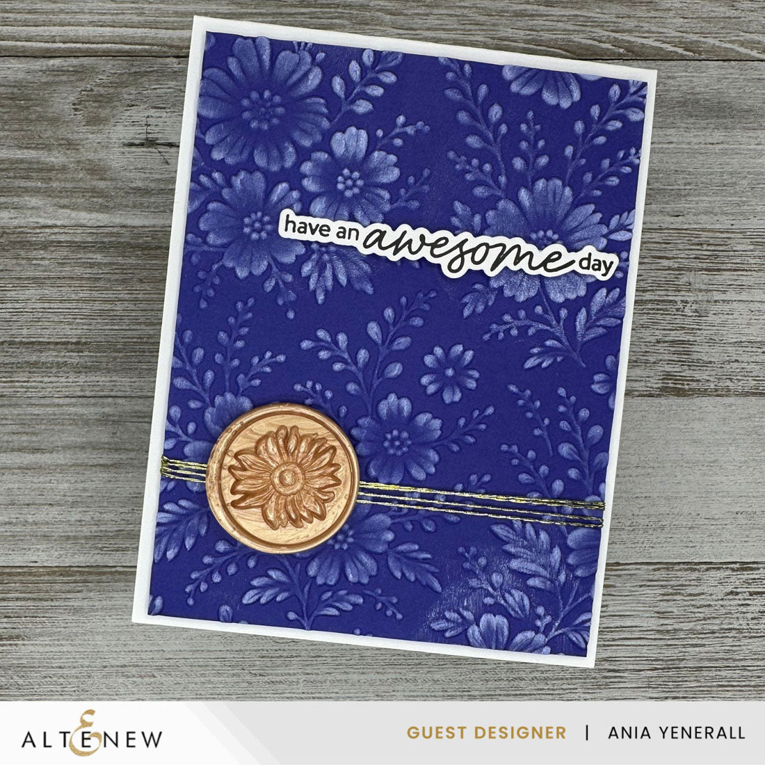Altenew Sunflower Wax Seal Stamp