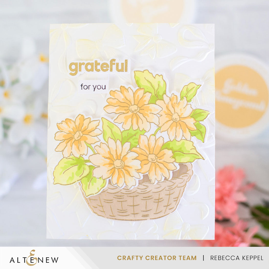Altenew Elegant Bows - Complete Bundle (Stencil, Die & Embossing Folder)