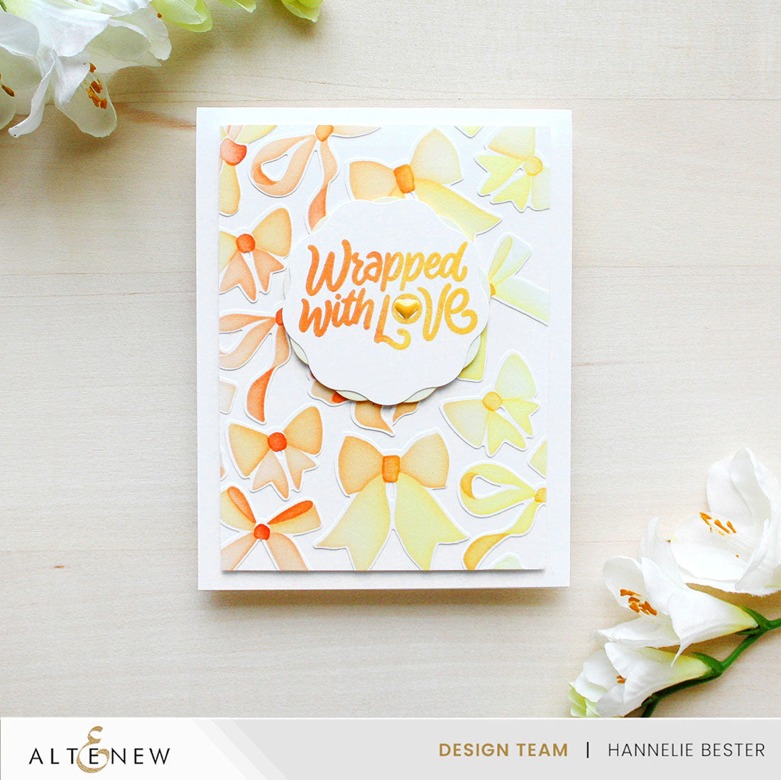 Altenew Elegant Bows - Complete Bundle (Stencil, Die & Embossing Folder)