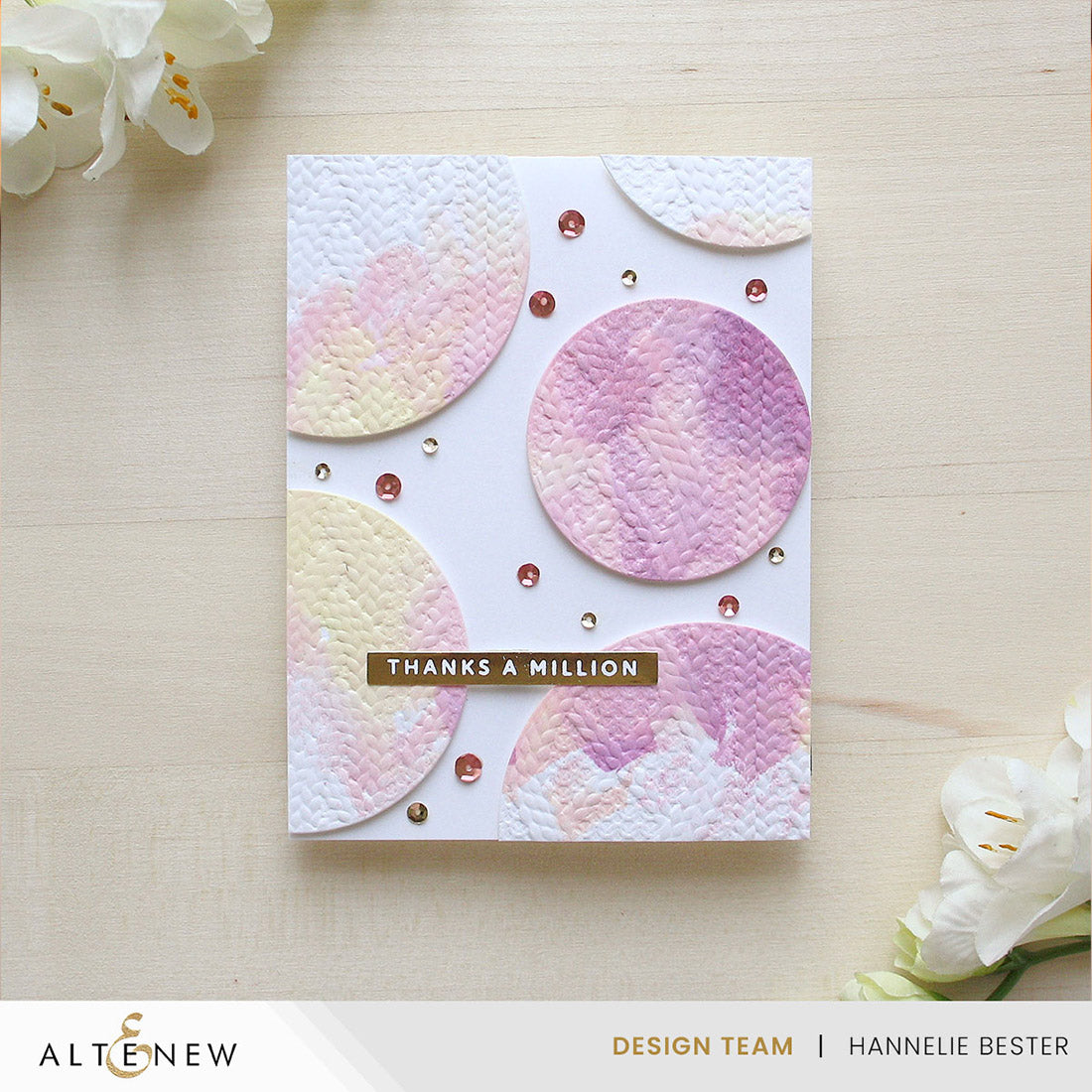 Altenew Cozy Sweater 3D Embossing Folder