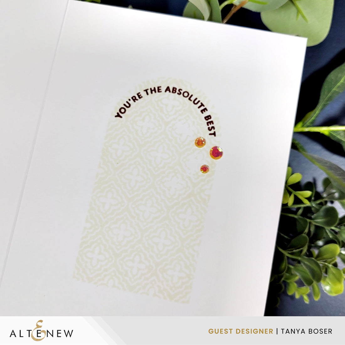 Altenew Arched Sentiments Stamp & Die Bundle