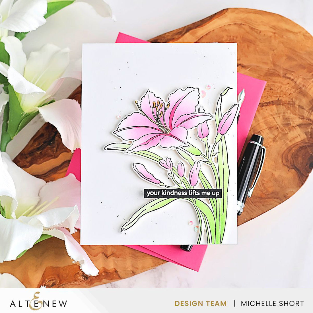 Altenew Build-A-Garden: Leaning Lily