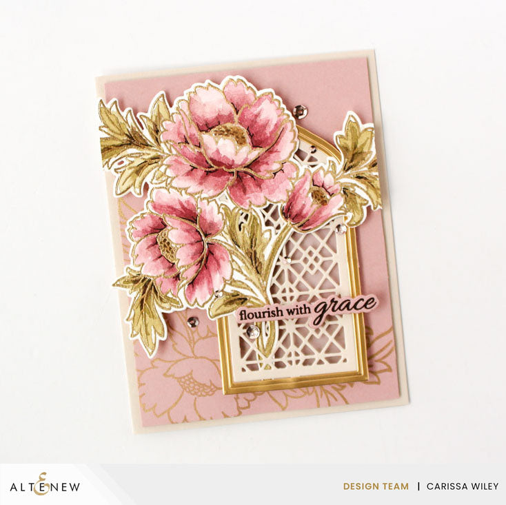 Altenew Build-A-Garden: Scripted in Bloom & Add-on Die Bundle