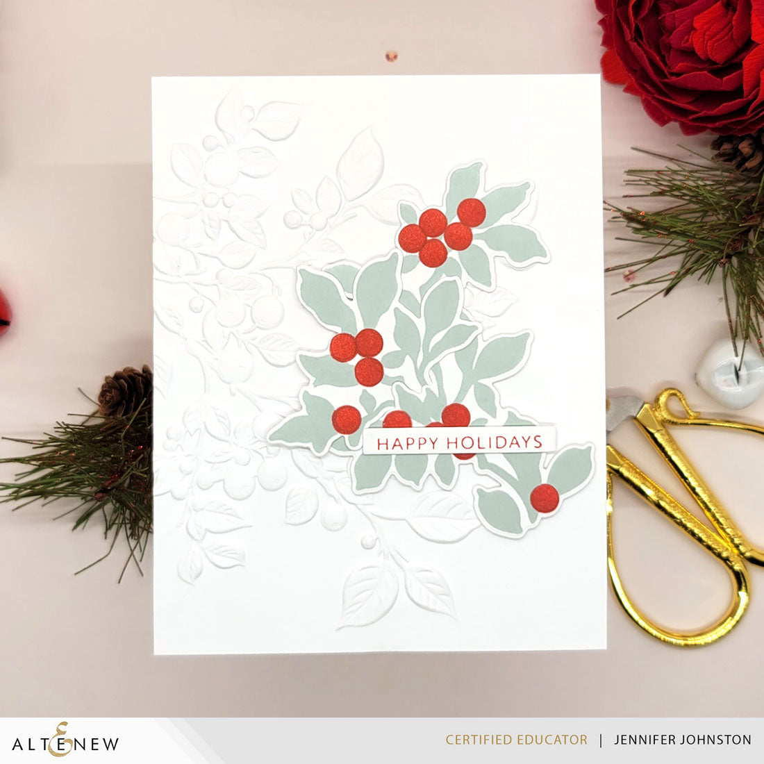 Altenew Berry Whisper - Complete Bundle (press plate & Die)