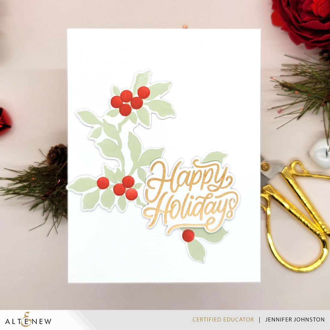 Altenew Berry Whisper - Complete Bundle (press plate & Die)