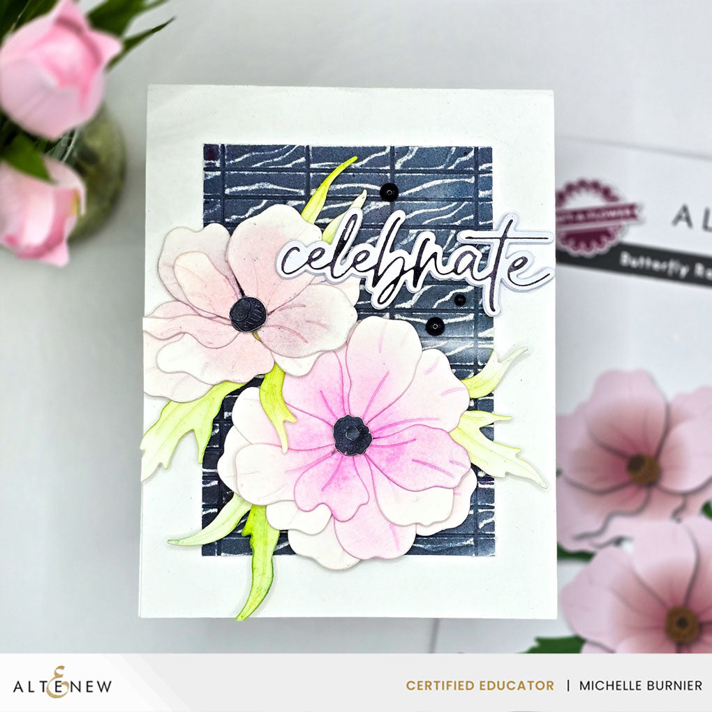 Altenew Craft-A-Flower: Butterfly Ranunculus Layering Die Set