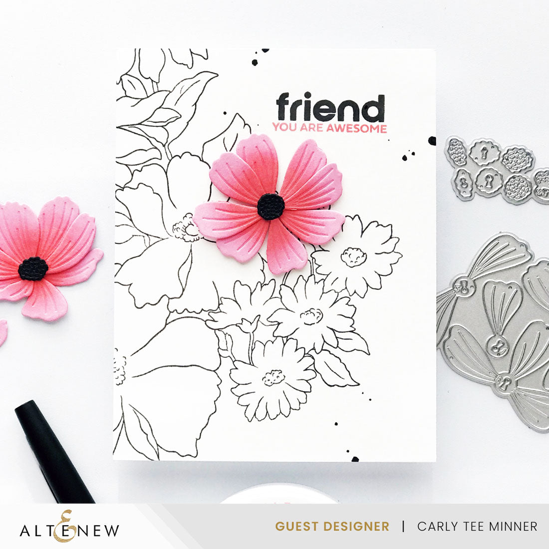 Altenew Craft-A-Flower: Garden Cosmos Layering Die Set