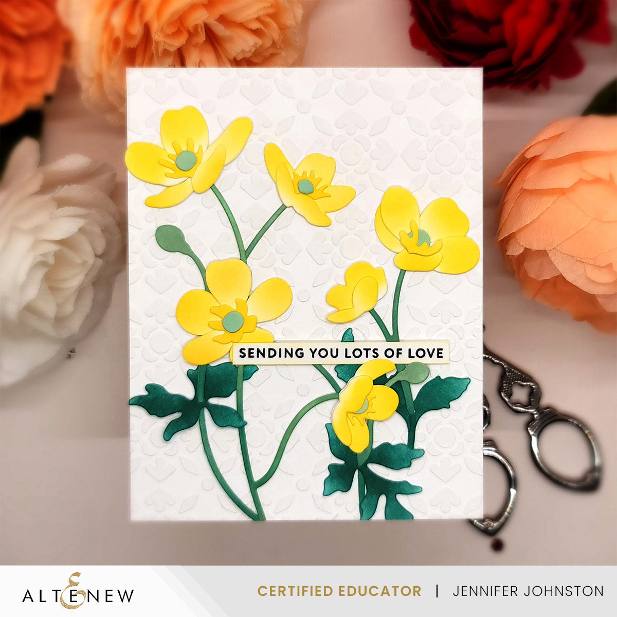 Altenew Craft-A-Flower: Buttercup Bunch Layering Die Set