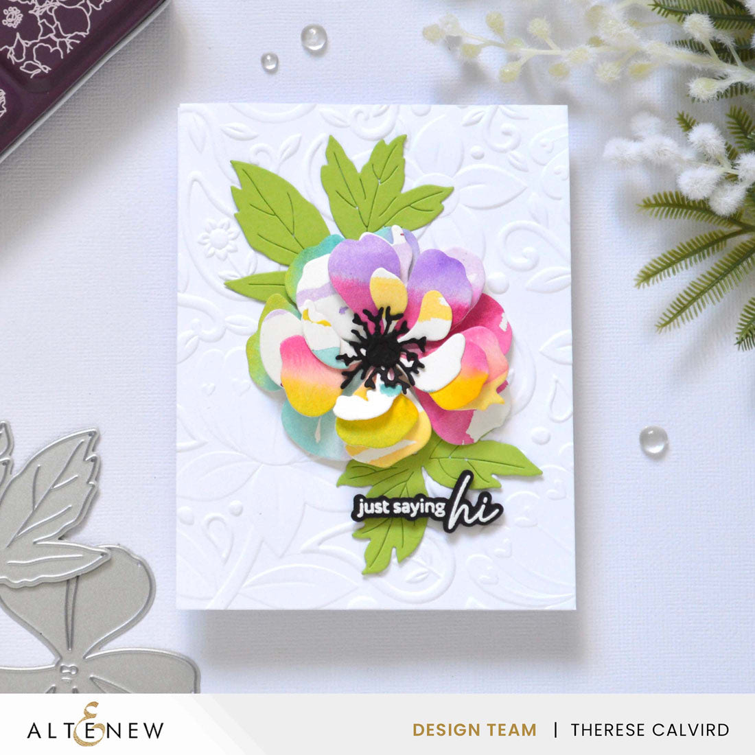 Altenew Craft-A-Flower: Coral Charm Peony Layering Die Set