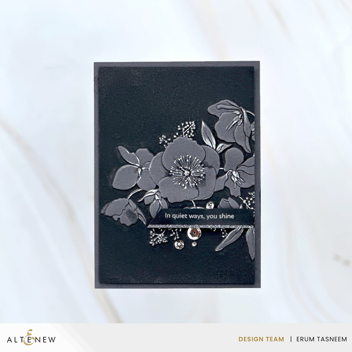 Altenew Hellebore Haven 3D Embossing Folder