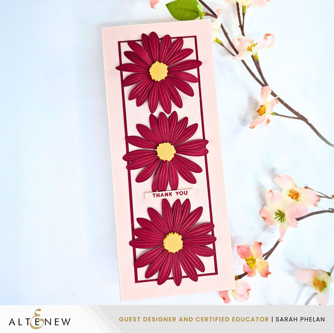 Altenew Lush Botanicals: African Daisy 3D Embossing Folder & Die Set