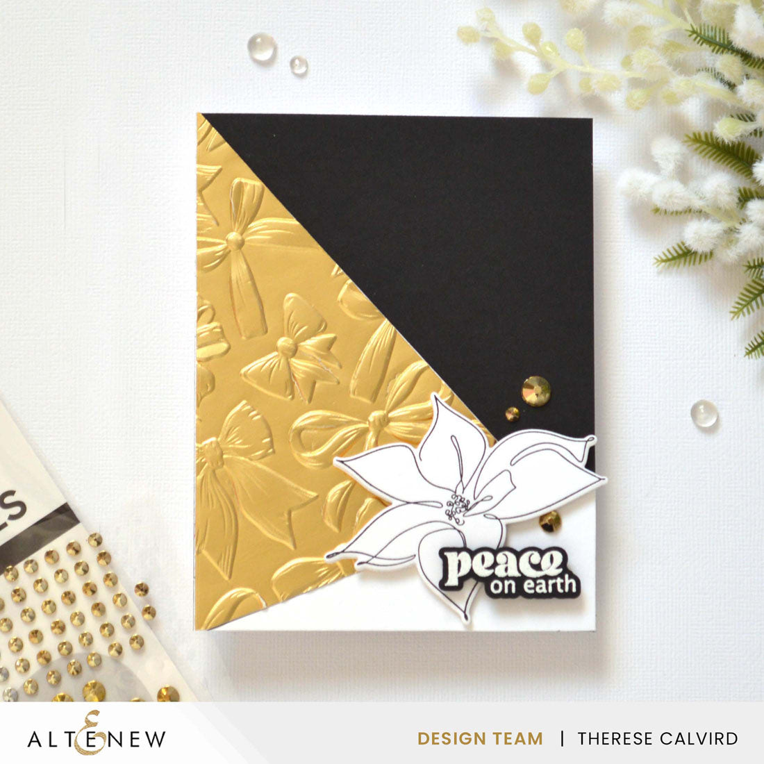 Altenew Elegant Bows - Complete Bundle (Stencil, Die & Embossing Folder)