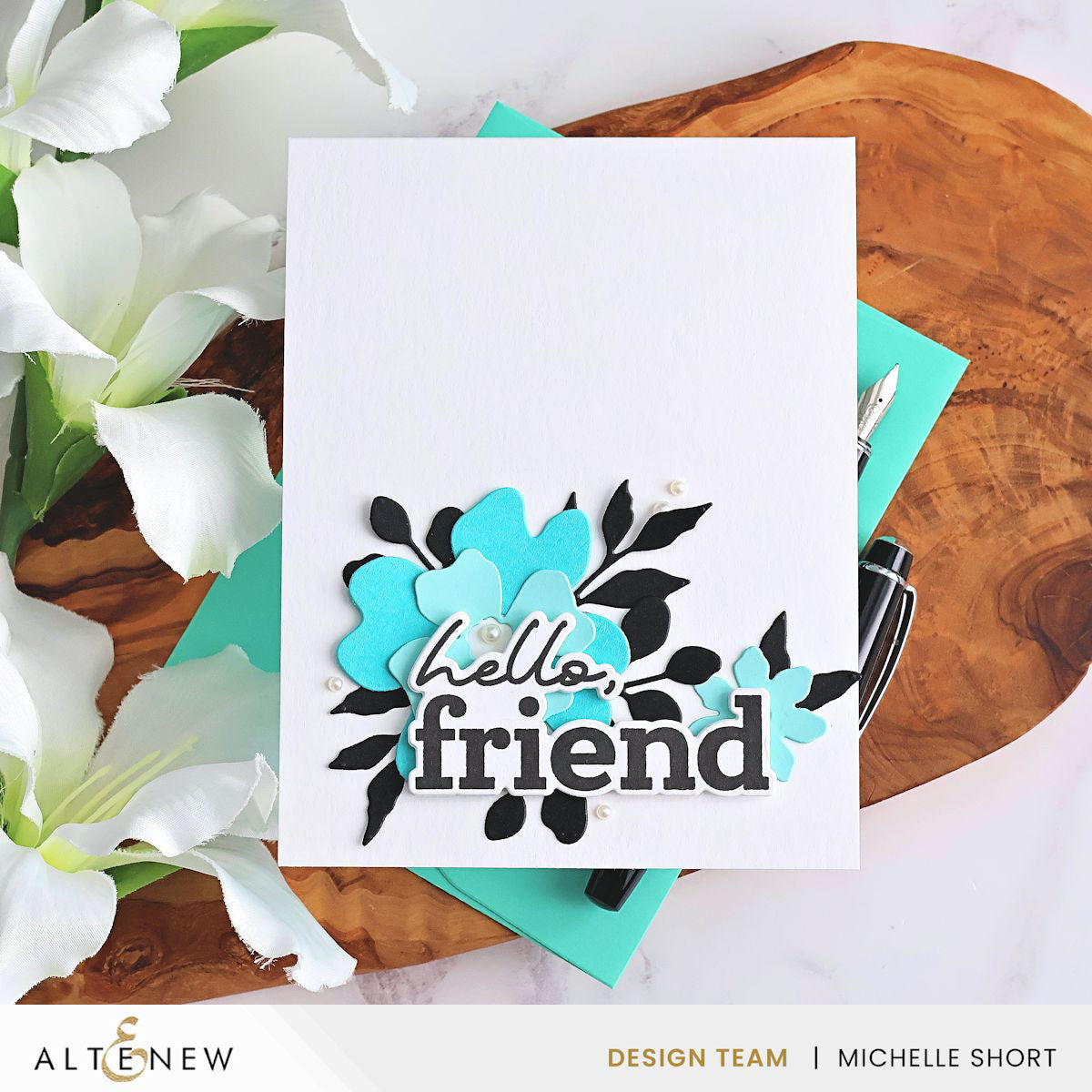 Altenew Craft Your Life Project Kit: Stitched With Love & Add-On Die Bundle