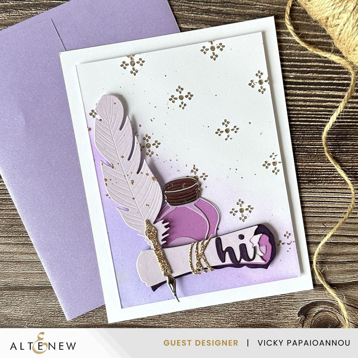 Altenew Parchment Scrolls Layering Die Set